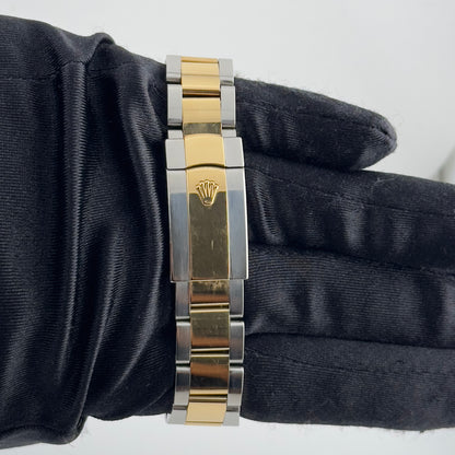 Rolex Datejust II Champagne Diamond Dial on Oyster Ref 116333 with Card Old Green